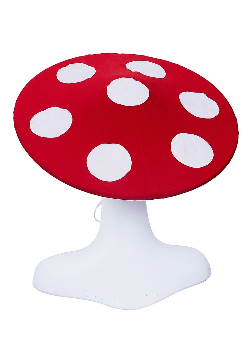 عام قبعة فطر مزيّنة بخيوط، إكسسوار زيّ مميّز ومثالي لأزياء الهالوين. - Image 4