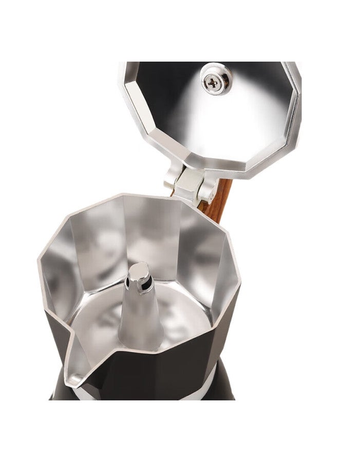 Cliton Moka Pot Household Single Valve Hand Drip Coffee Pot Eight-Angle European Outdoor Camping Italian Coffee Machine Espresso Drip Filter Pot - Image 2