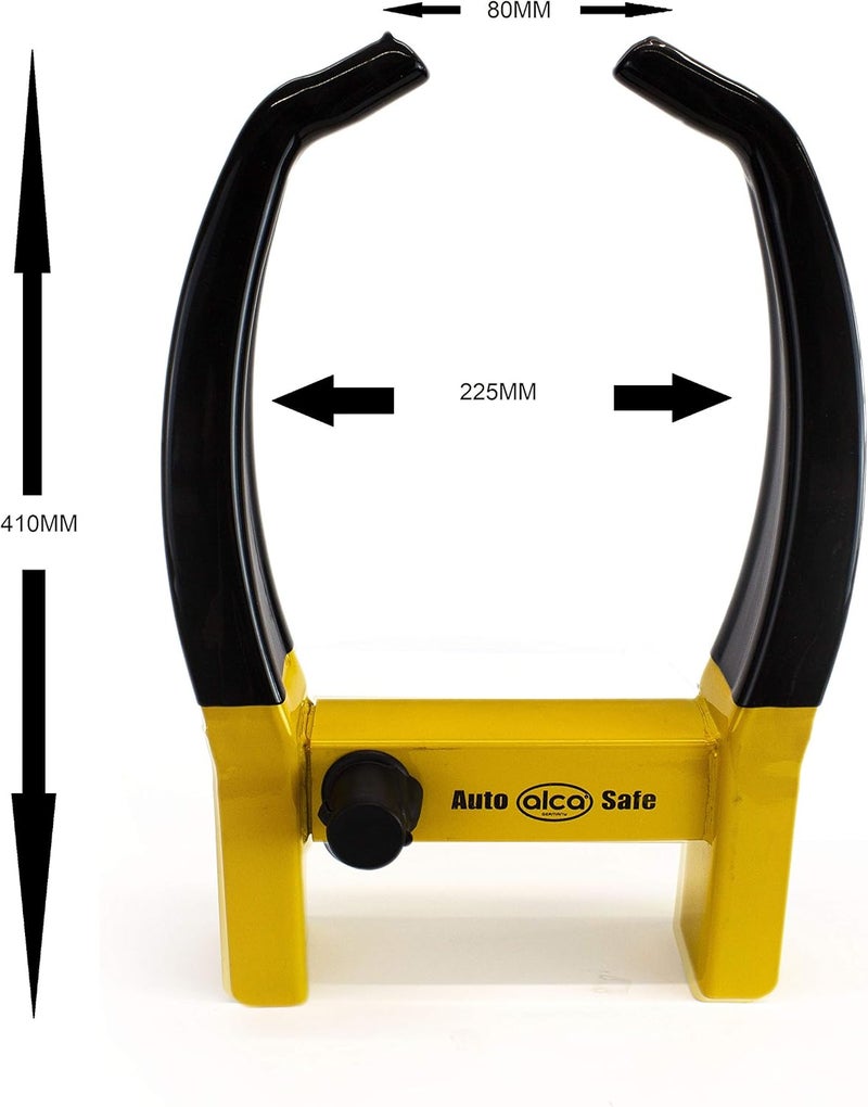 alca Germany Heavy Duty Wheel Clamp Power Block XL for Cars and Trailers - Image 4