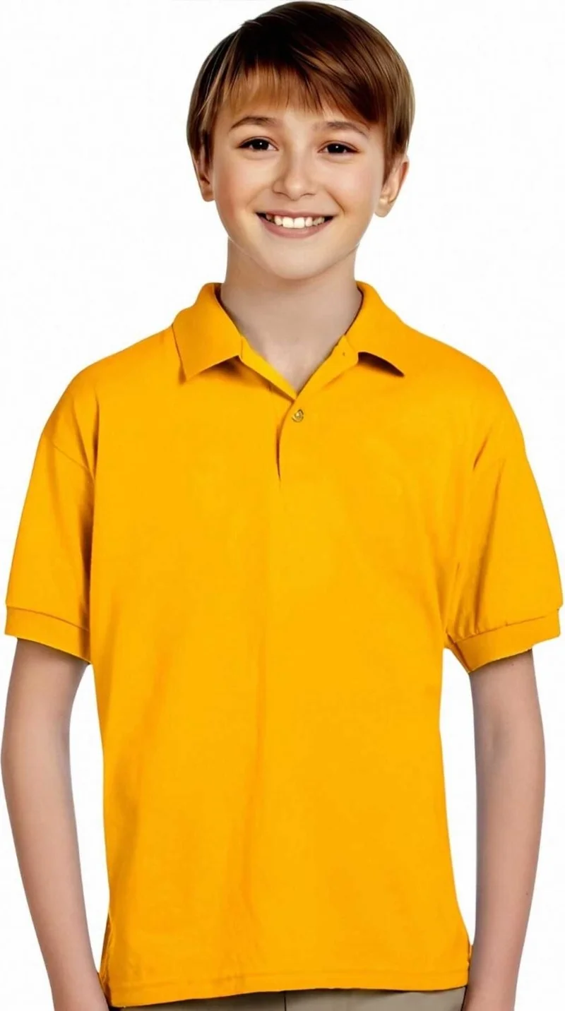 Tezzgelsin 3-Piece Boys Cotton Polo Collar T-Shirt Daily and School Uniform School T-Shirt