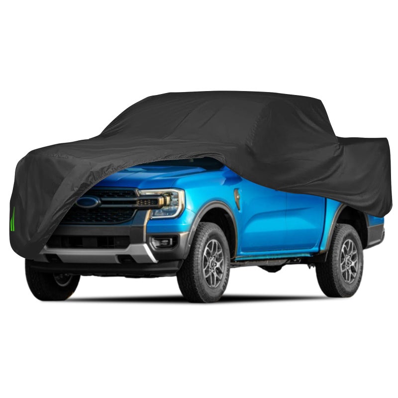 Proadsy 2025 Upgrade Car Cover Custom Fit for 2024 2025 Ford Ranger 5Box Waterproof All Weather for Automobiles Full Exterior Cover Rain Snow Sun Protector Indoor Outdoor Car Cover
