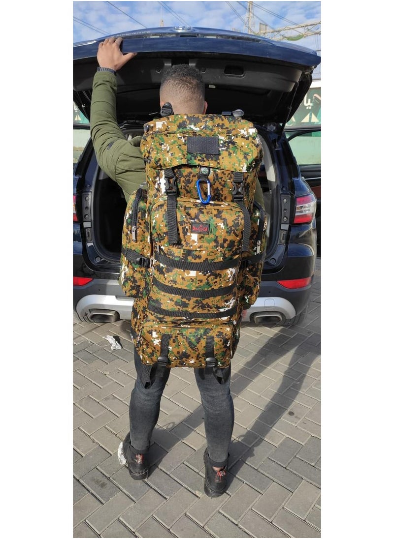 Hanady - Travel Backpack: Comfort and style combine functionality and style perfect for your adventures and camping Adjustable and water resistant 30kg capacity - practical and comfortable design for all your adventures - Image 1