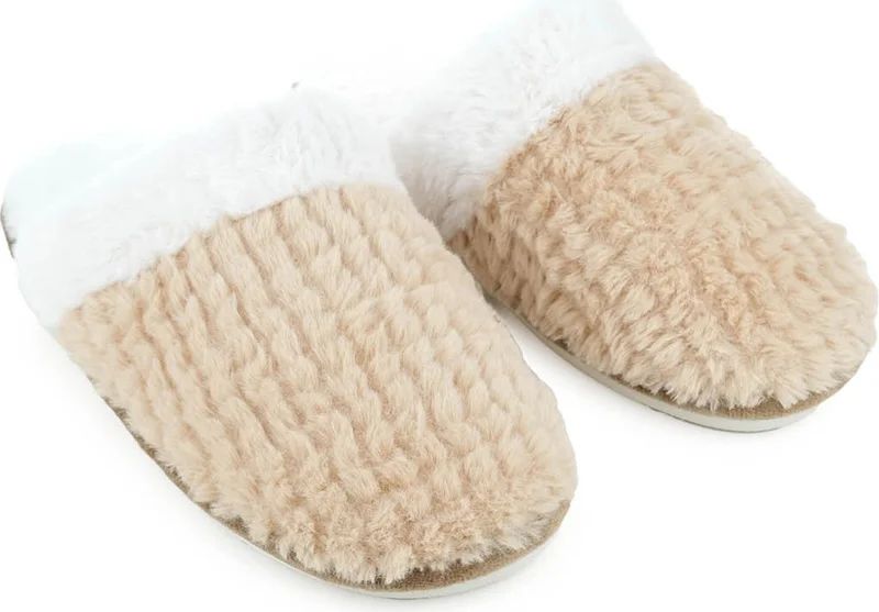 Gezer Winter Women's Home Slippers with Plush Inside