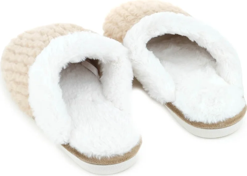 Gezer Winter Women's Home Slippers with Plush Inside