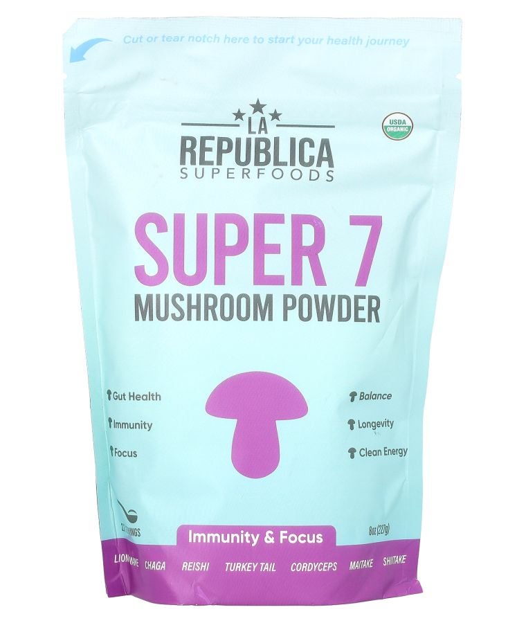Super 7 Mushroom Powder 8 oz (227 g)