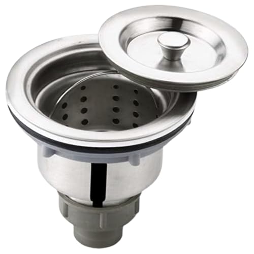 New Ware Sink Coupling with Removable Basket | Kitchen Sink & Wash Basin Drain Coupling | Vegetable Catcher Water Drain Cup - Image 1
