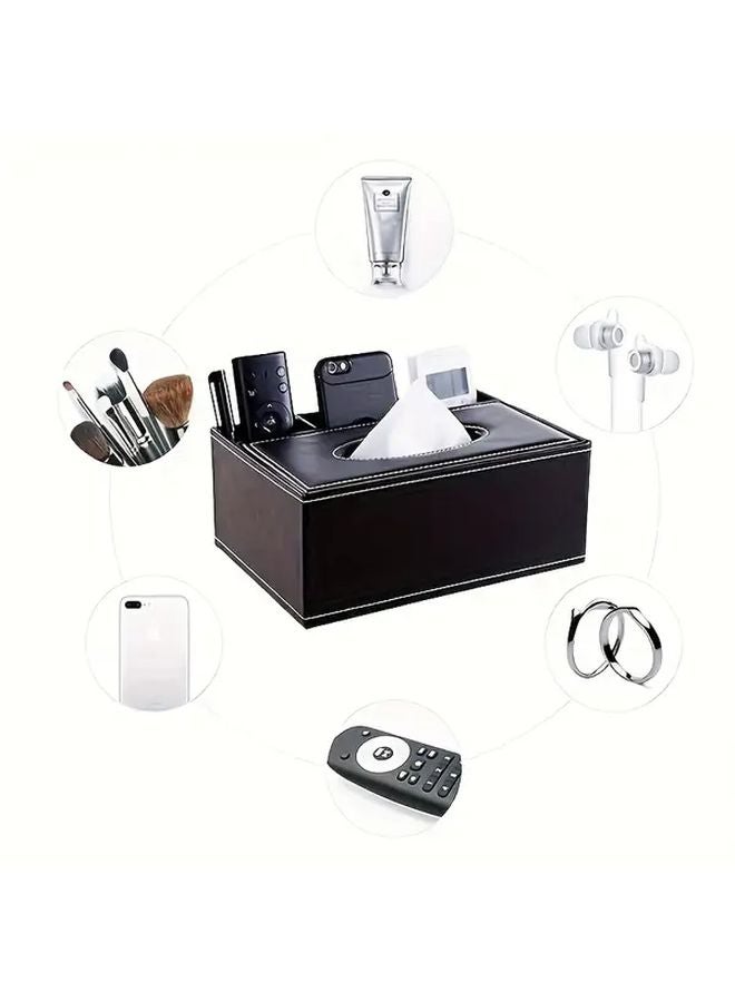 Black Cats Eye Tissue Box Holder Vintage Storage Organizer Decorative Home Accessory - Image 5