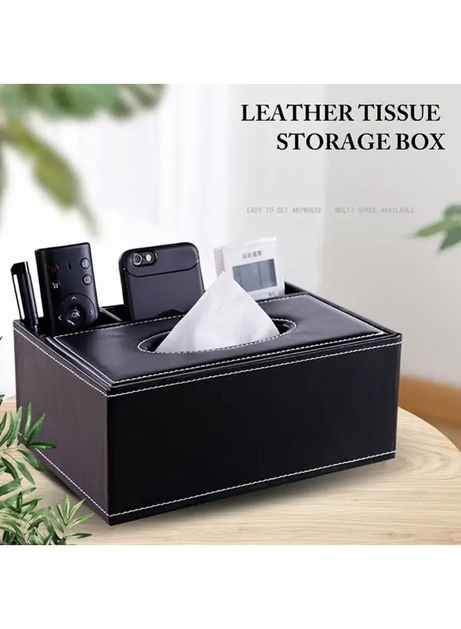 Black Cats Eye Tissue Box Holder Vintage Storage Organizer Decorative Home Accessory - Image 2