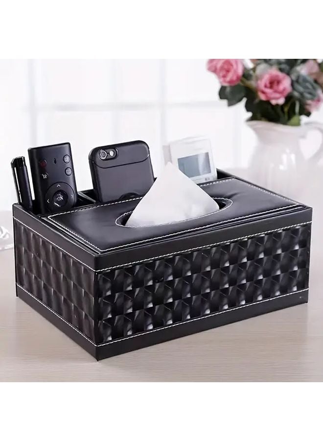 Black Cats Eye Tissue Box Holder Vintage Storage Organizer Decorative Home Accessory - Image 3