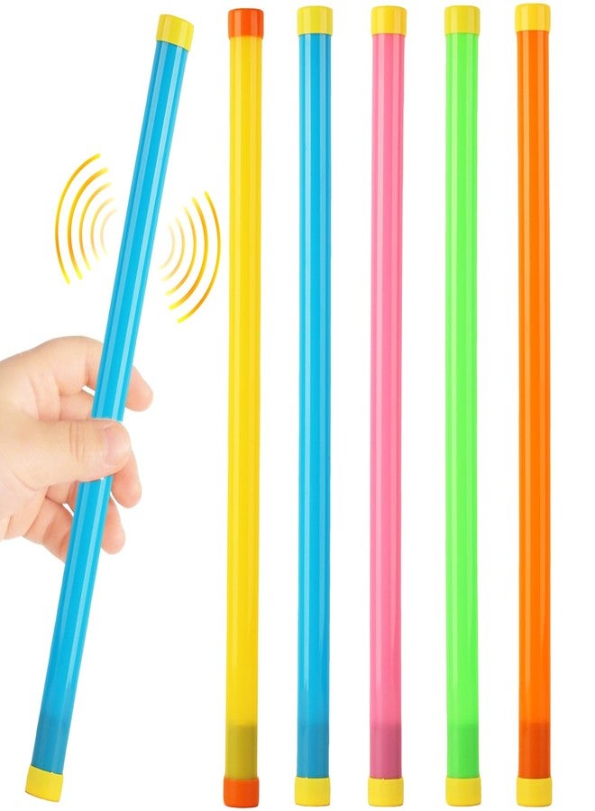 Hongdouo 5PCS Groan Tube Noise Maker 16IN Funny Plastic Noisemaker Giggle Stick Plastic Sound Tubes Noise Makers Party Favors for Goodie Bag at Christmas Events Fools Day Family Gathering Halloween Parties - Image 1