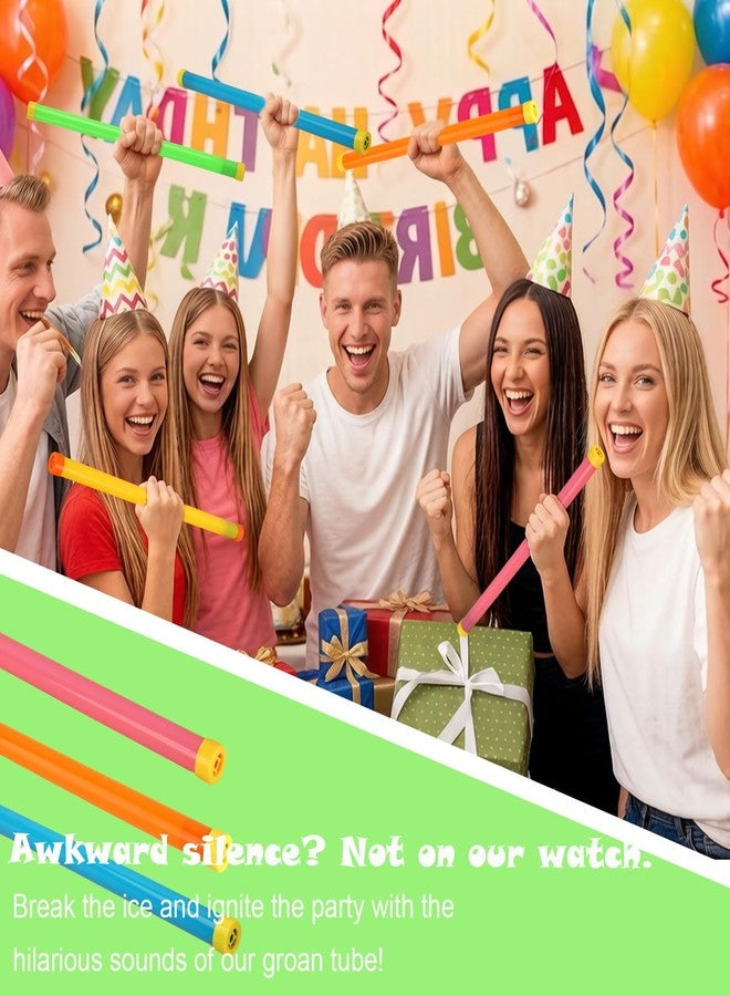 Hongdouo 5PCS Groan Tube Noise Maker 16IN Funny Plastic Noisemaker Giggle Stick Plastic Sound Tubes Noise Makers Party Favors for Goodie Bag at Christmas Events Fools Day Family Gathering Halloween Parties - Image 4