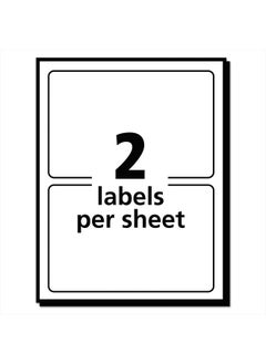 AVERY Avery Self-Adhesive Removable Labels, 3 x 4 Inches, White, 80 per Pack (5453)  - Image 3