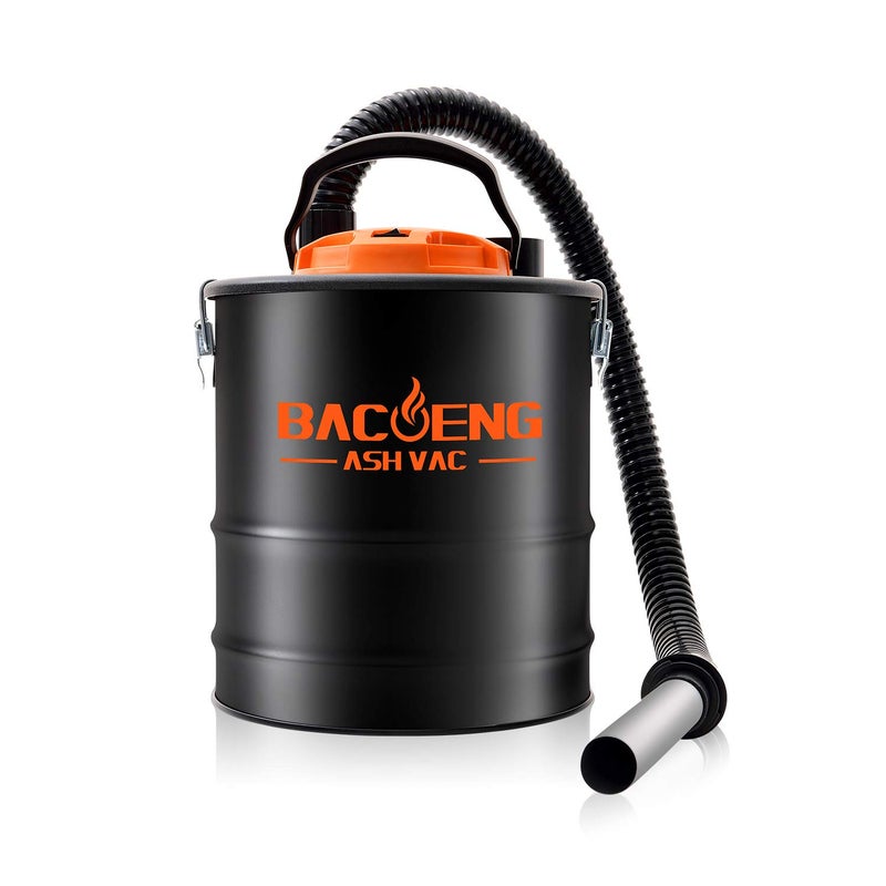BACOENG Ash Vacuum for Pellet Stoves 4 Gallon Ash Vac Ash Vacuum Cleaner for Fireplaces Wood Stove Pellet Grill