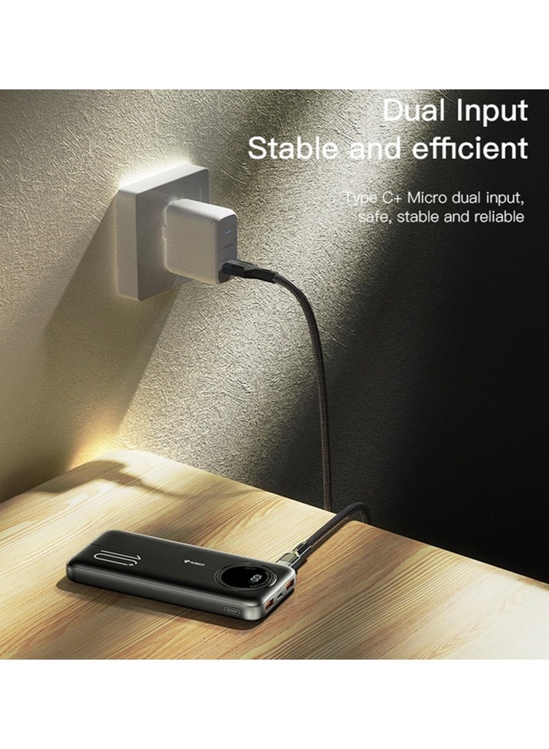 Yesido 10000mAh YP40 Power Bank Digital Display Dual USB Output 2A Max Black - Image 3