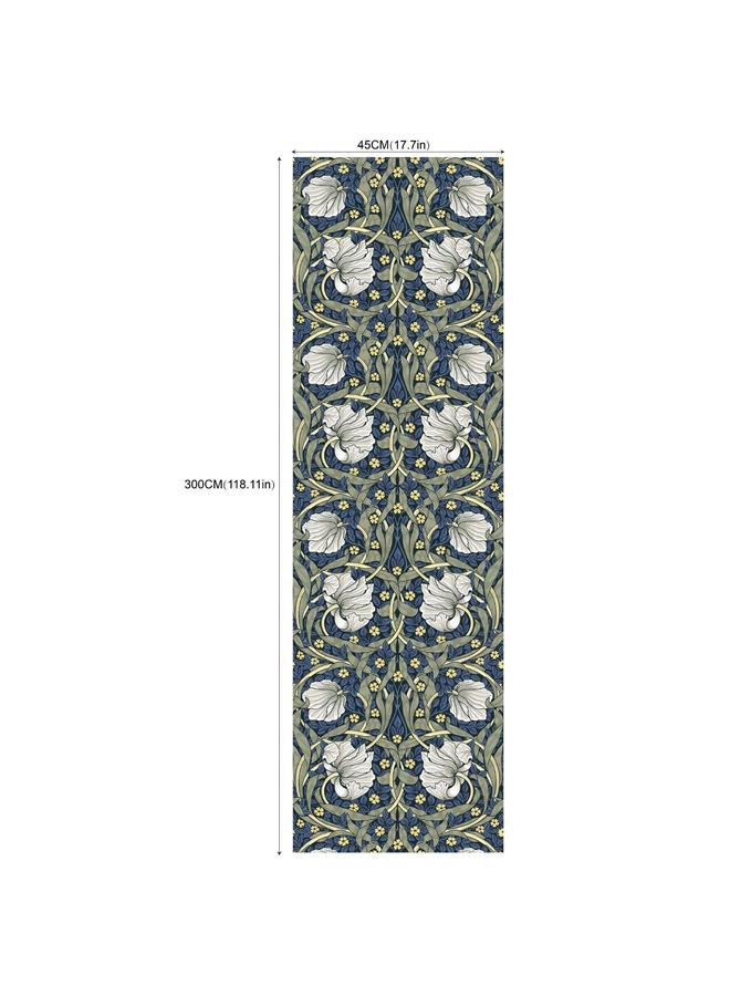 Bluejw Best Selling At Home And Abroad Living Room Background Removable Wallpaper Green Plant Flowers Seamless Self-adhesive Wallpaper RW353-355 - Image 1