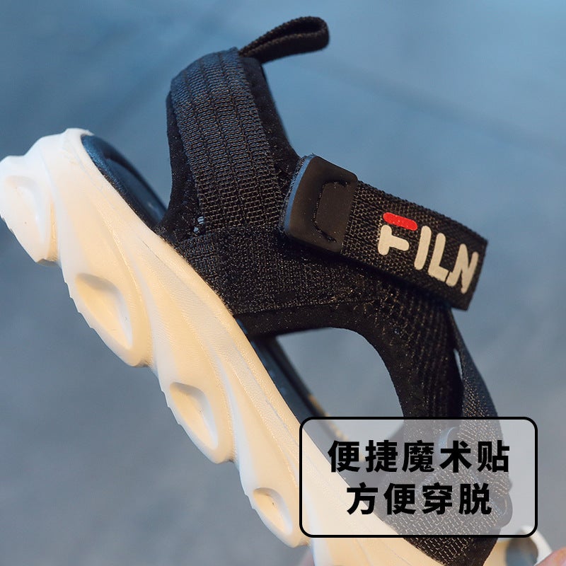 Boys' Baotou Sandals 2025 Soft Soled Children'S Beach Shoes Girls Small, Medium And Large Children'S Baby Shoes Trbottomy - Image 4
