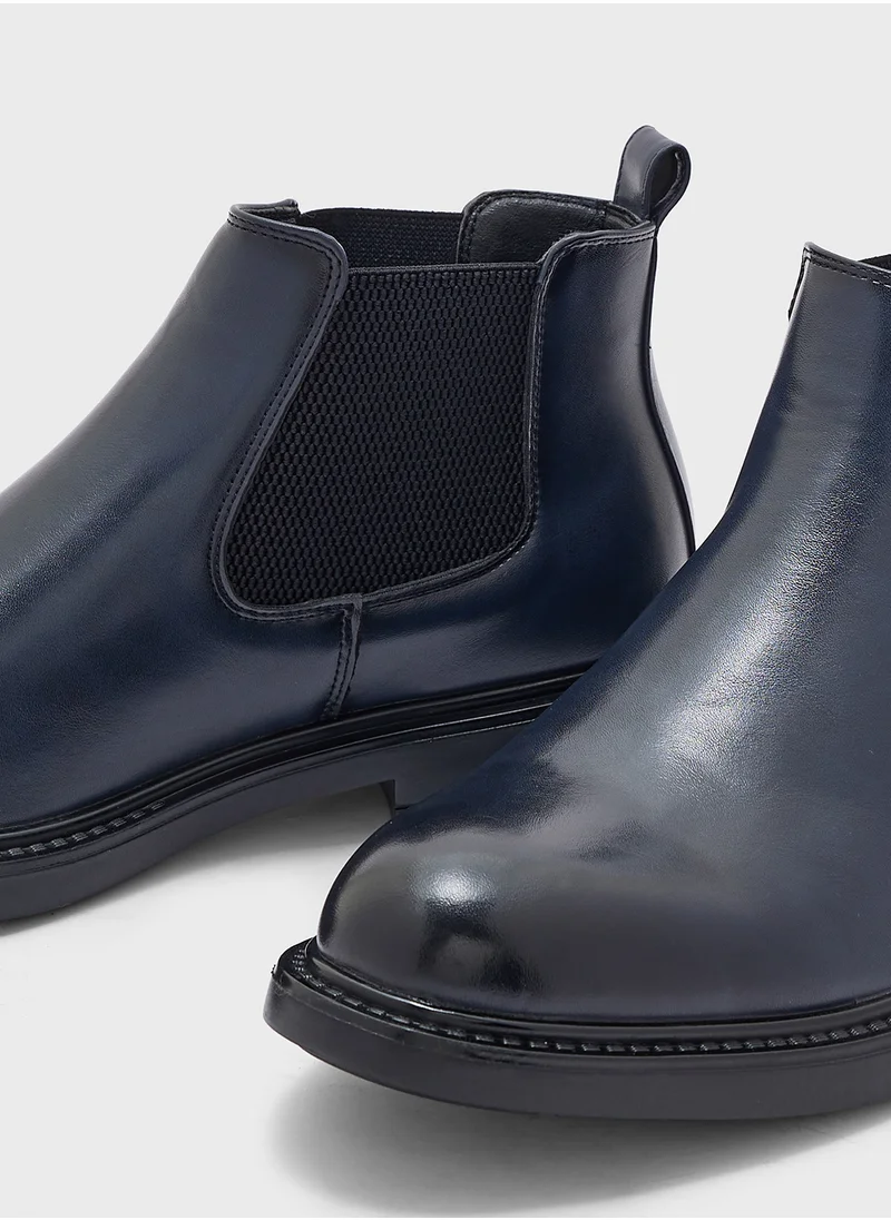 روبرت وود Classic Formal Chelsea Boots