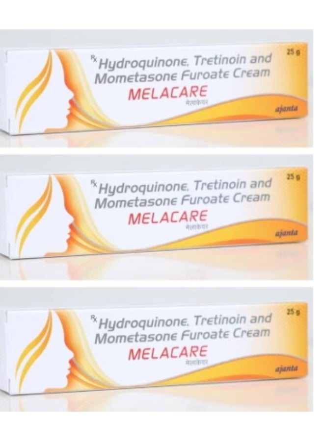 أجانتا كريم ميلاكير للوجه، الكلف، فرط التصبغ، البقع الداكنة، التجاعيد، 25 غرام، 3 قطع