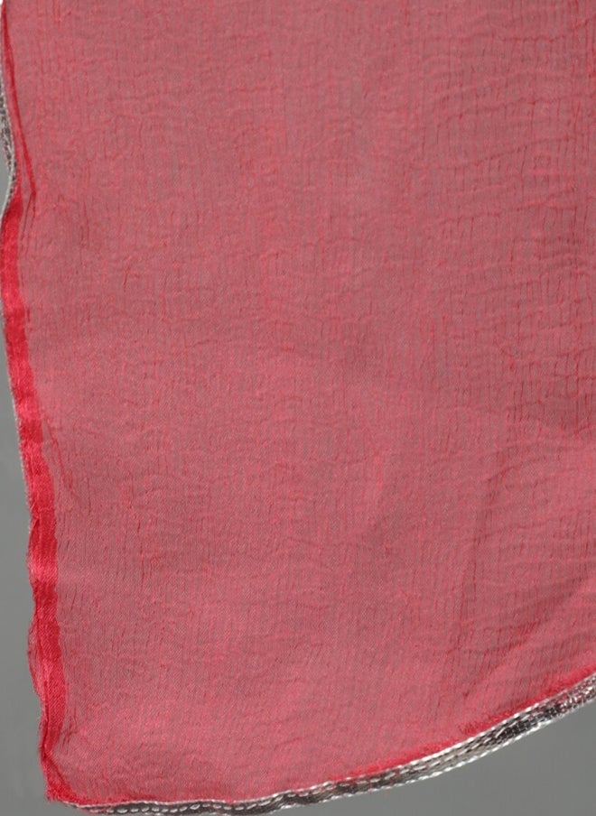 أيه كيه إس بيج ووردي مطرز لنجا تشولي للبنات - Image 4