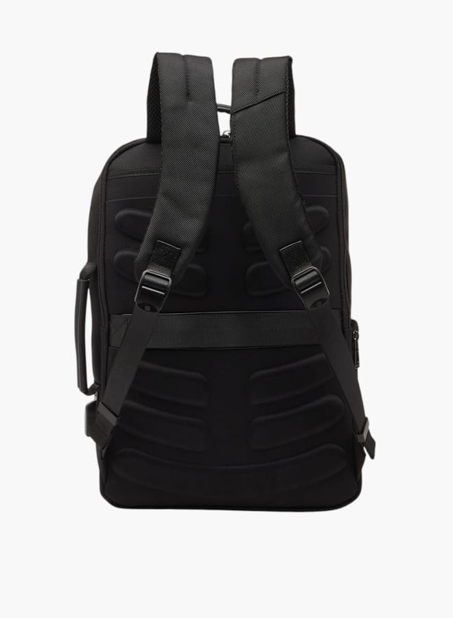 دوتشيني حقيبة ظهر رجالي سادة بأشرطة ومقبض قابل للتعديل - Image 4