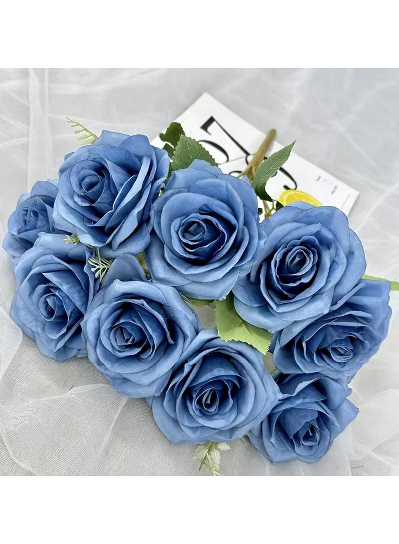 Artificial Flower Decor for Home, Parties, and Weddings Blue