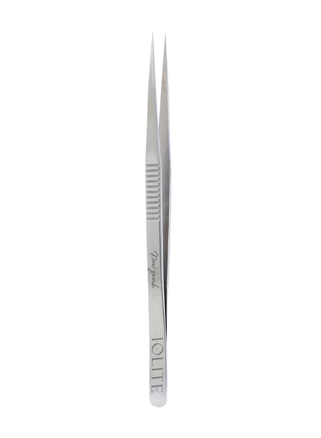 IOLITE Anti Static Tweezers For Eyelash Grafting Eyelash Picking Tool Safety Firm Curved Straight - Image 1