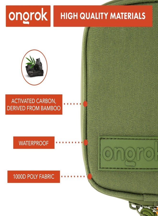 ONGROK Wallet with Carbon Filtration, Small, Medium and Large, Locking Bag with Water Proof Zipper (Medium | 5x8) - Image 2