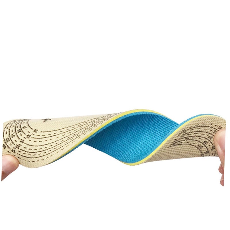 2 Pairs Breathable Cuttable Insoles For Kids Foot Training Sizes 26 36 - Image 5