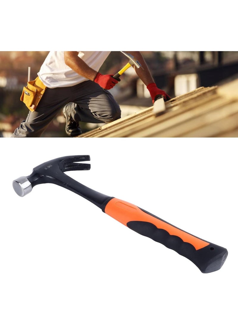 GGOOT Small Claw Hammer High Carbon Steel Comfortable Handle Integrated Nail Hammer Hardware Tool Tork Hammer Portable Nailing Tool for DIY Home Woodworking Black  - Image 5