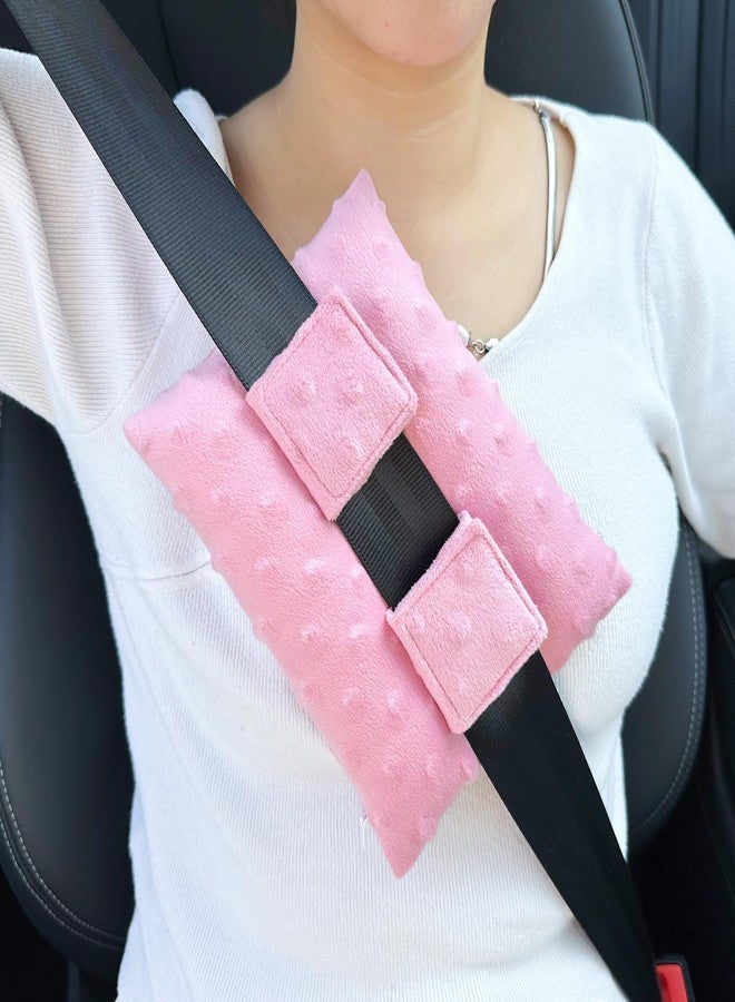 BNRendles Pacemaker Pillow Chemo Port Pillows for Mastectomy, Open Heart Surgery Recovery Gifts Breast Cancer Bypass Post Surgery Cushion, Minky Dot Coral - Image 1