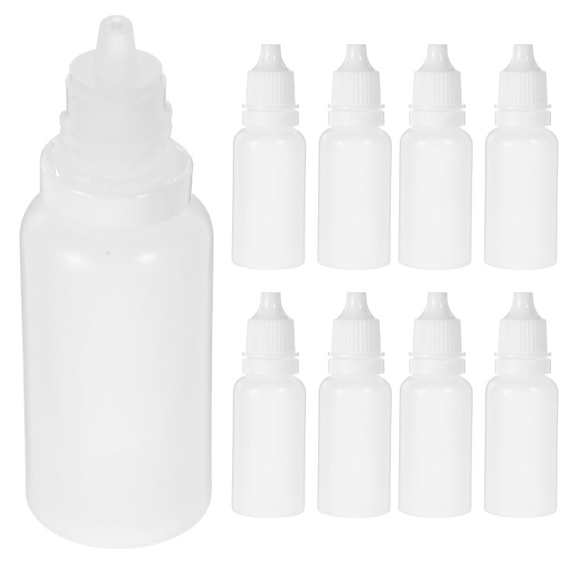 Reusable Plastic Dropper Bottles 15ml 12 Pack With Caps For Eye Drops And Travel Storage - Image 2