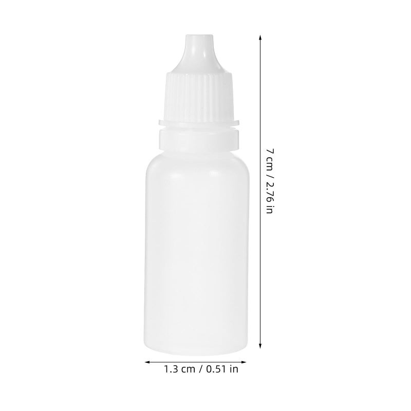 Reusable Plastic Dropper Bottles 15ml 12 Pack With Caps For Eye Drops And Travel Storage - Image 3