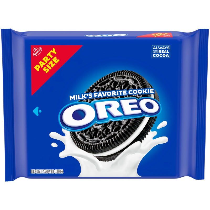 OREO Chocolate Sandwich Cookies, Party Size, Christmas Cookies, 24.16 oz - Image 1