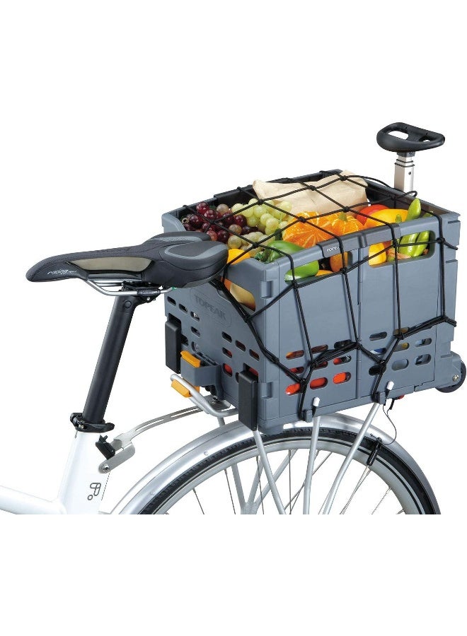 Topeak Cargo Net for Bike Tote and Basket, Black, 40 x 40 cm / 15.7” x 15.7” - Image 2
