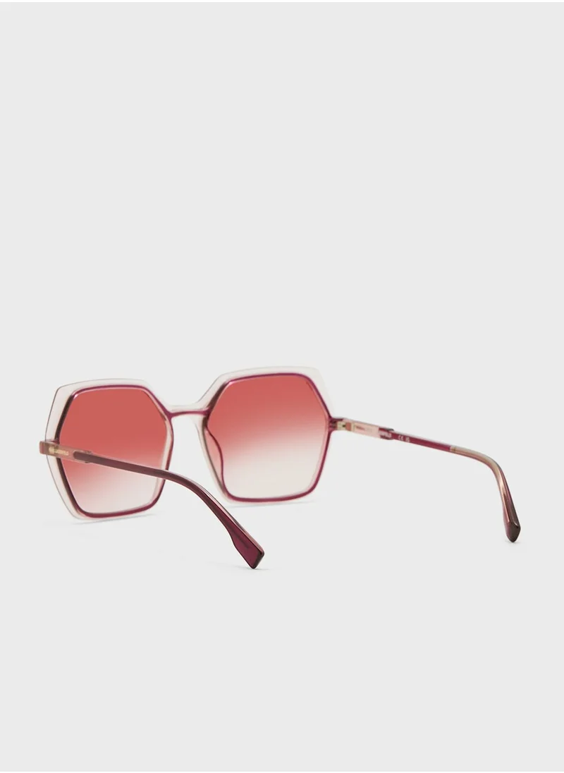 Karl Lagerfeld Modified Rectangle Sunglasses