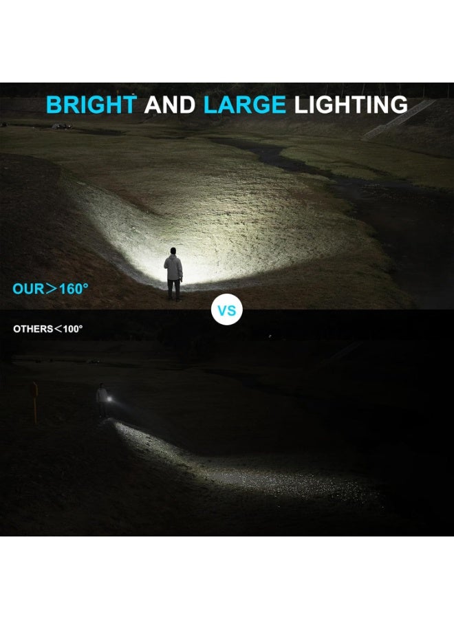 WUBEN C3 Torch Light 1200 Lumen led Rechargeable Flashlights 6 Modes Powerful Torch Super Bright, IP68 Water Resistant, Best for Camping, Outdoor, Emergency, Everyday Carry, Tool Gifts for Men (Khaki) - Image 2