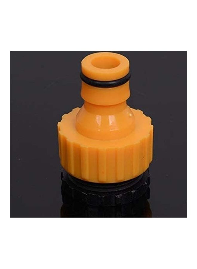 Loquat 3-Piece Hose Pipe Tap Set Yellow/Black - Image 4