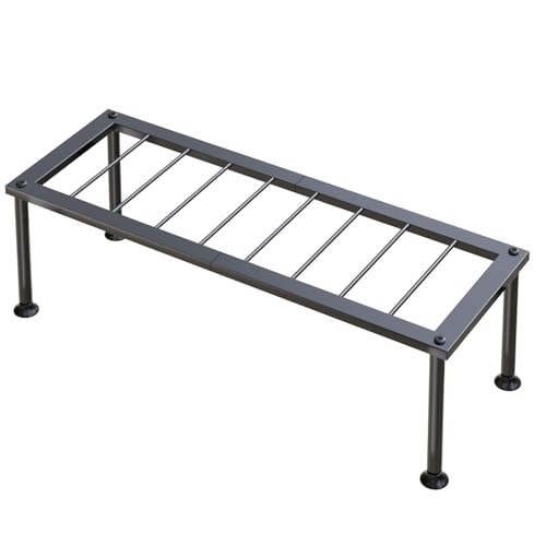 Josmimic 1 Tier Plant Stand: Ladder Plant Holder - Metal Flower Pot Stand - Heavy Duty Flower Rack for Living Room Patio Garden Corner Balcony and Courtyard. - Image 1