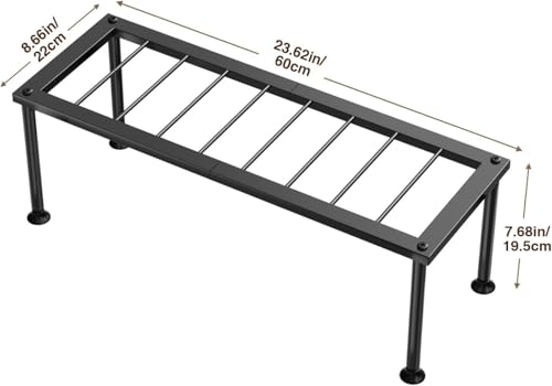 Josmimic 1 Tier Plant Stand: Ladder Plant Holder - Metal Flower Pot Stand - Heavy Duty Flower Rack for Living Room Patio Garden Corner Balcony and Courtyard. - Image 5