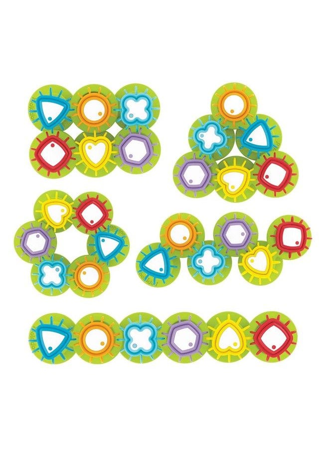 Yookidoo - Shape ‘N’ Spin Gear Sorter. A Developmental Activity Toy For Kids Ages 13. Toddlers Sortering Game With Multiple Colors And Shapes That Also Spins. (Closed Box) - Image 1
