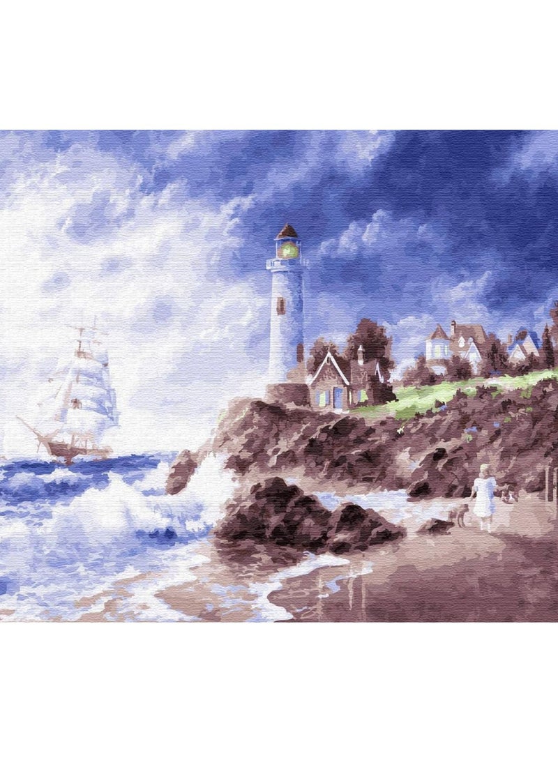 STRATEG Picture hanging tool kit with Ready canvas Hand Made Wall Art for Living Room Large size Floral Modern Abstract Artwork Wall Décor for Bedroom Office House Decorations - Image 1