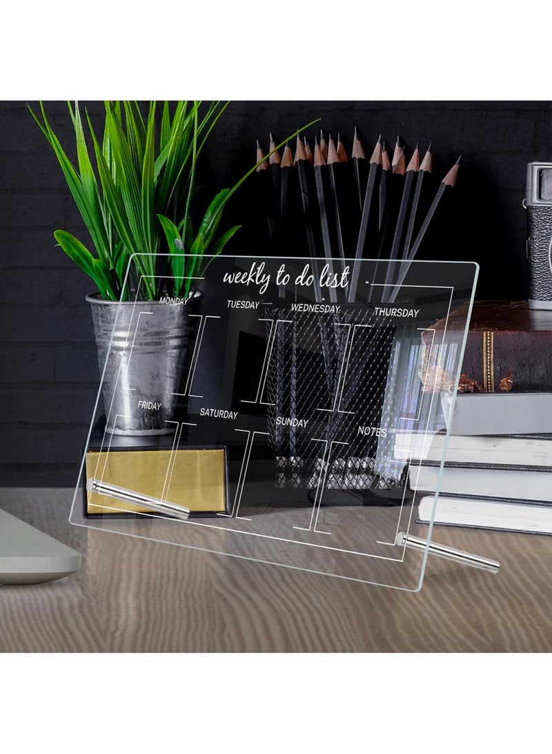 Acrylic Week Plan Desktop Memo Message Board Erasable Office Memo Writing Board - Image 5