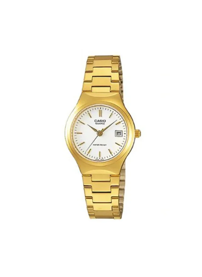 CASIO Women's Analog Display Watch With Gold Stainless Steel Strap - LTP-1170N-7A