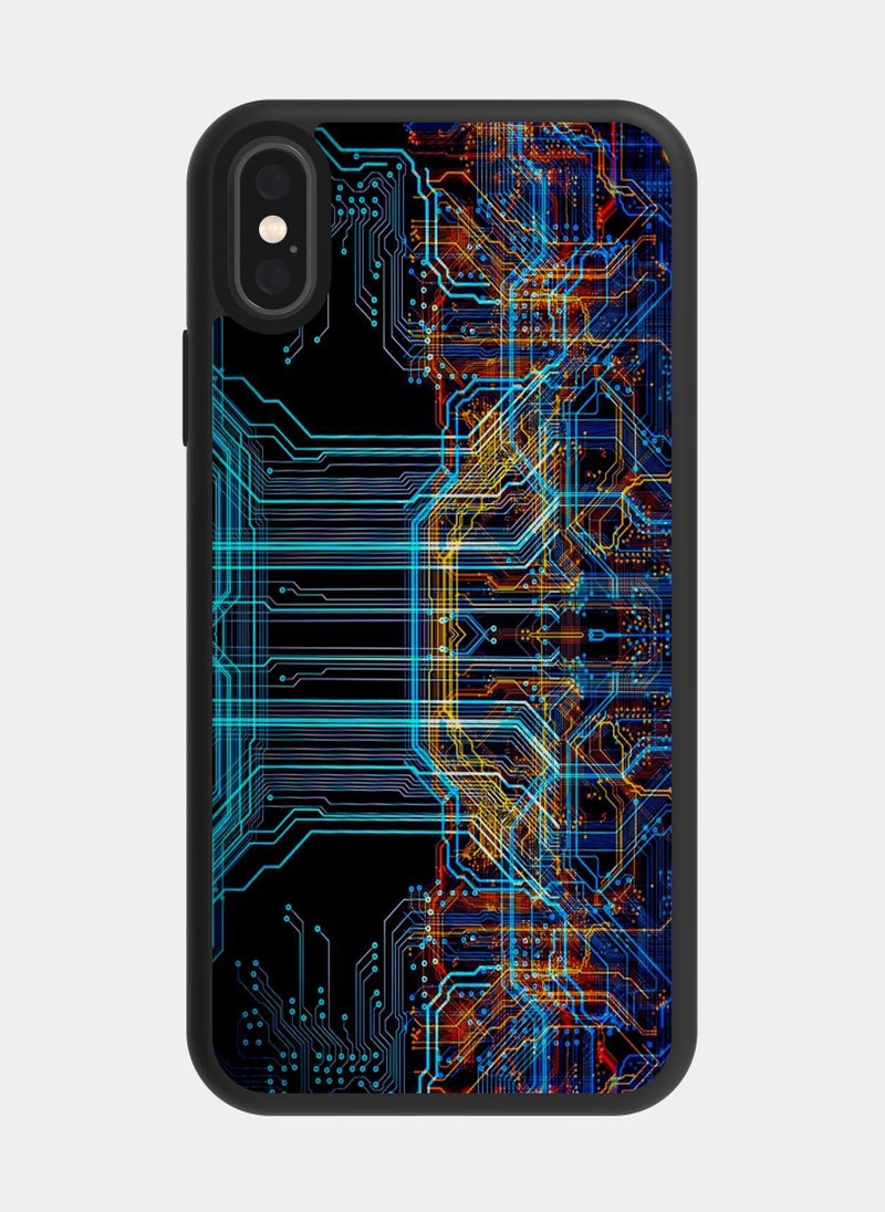 PXLAAT iPhone X case cover Electrical Circuits - Image 1