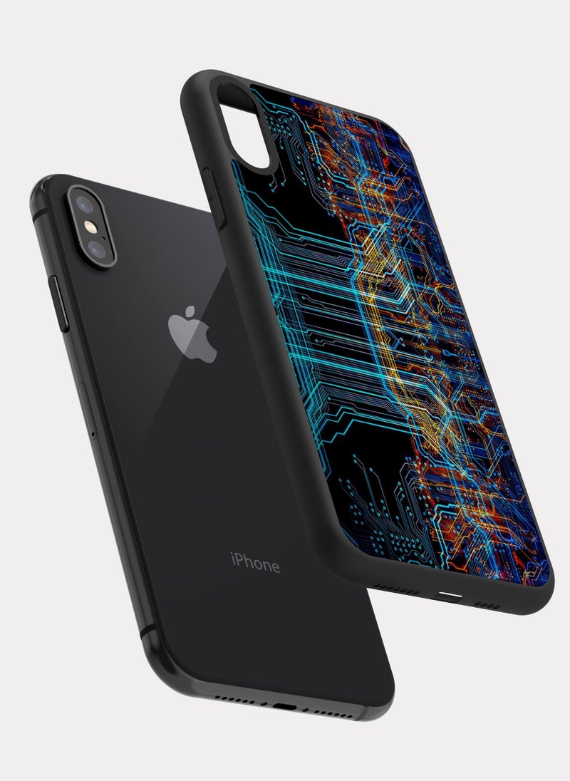 PXLAAT iPhone X case cover Electrical Circuits - Image 2