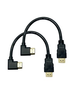 Angled Hdmi 2.1 Cable 2Pack 8Inch 8K Ultra Hd Hdmi Cablehigh Speed 48Gbps 8K@60Hz 4K@144Hz@120Hz@60Hz Dynamic Hdr Earc (Black Right Angled 2Pack) - pzsku/Z8E7C95566E3FEF590BA4Z/45/_/1693486155/c332974a-0f04-40e4-9f27-1c9e8066cb9c