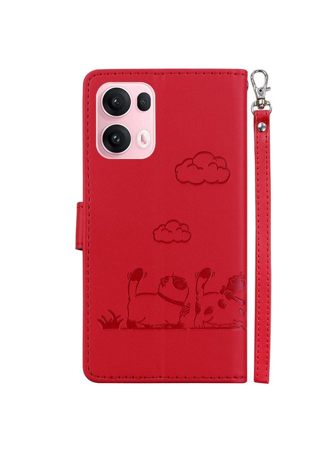 S-TOP Case For OPPO Reno13 Pro Global Cute Cats RFID Leather Phone Case - Image 3