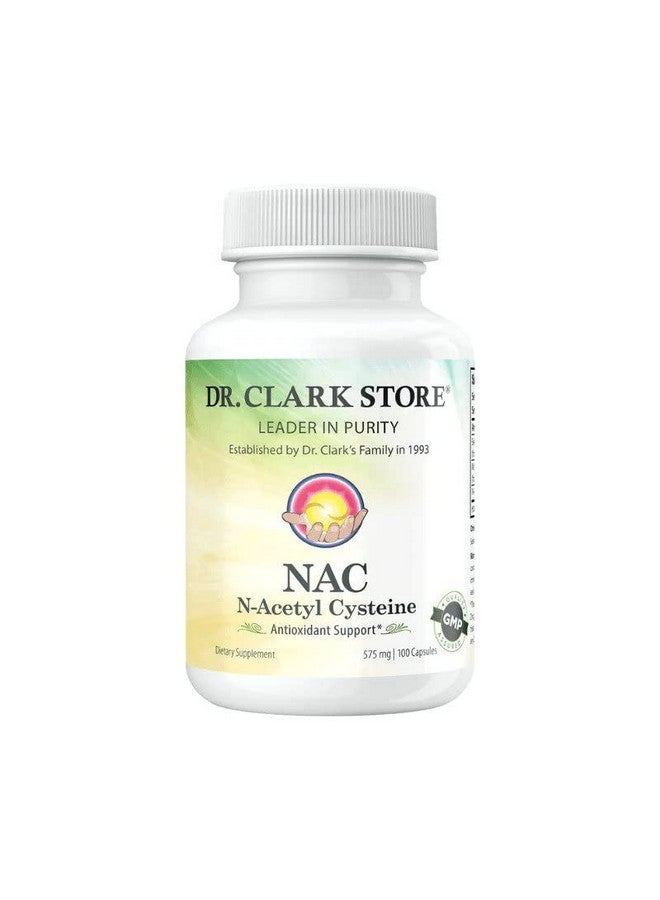 Dr Clark Store N Acetyl Cysteine 575 Mg 100 Gelatin Capsules - Image 1