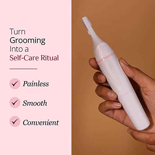 Carmesi Multipurpose Electric Trimmer | Painless Grooming for Sensitive Areas | Face, Underarms, Bikini Area | Comes with Eyebrow Comb, Cleaning Brush, Trimming Head Comb | Pack of 1 - Image 3
