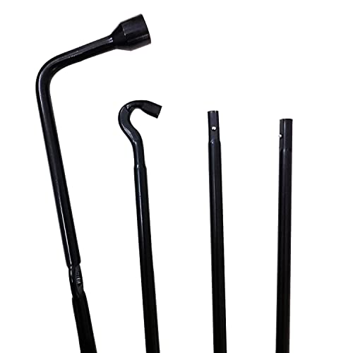 LECWOF Spare Tire Lug Wrench Tool Kit Set Replacement with Bag Fit for Toyota Tacoma 2005-2019 - Image 2